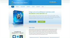 Desktop Screenshot of business-card-maker.com